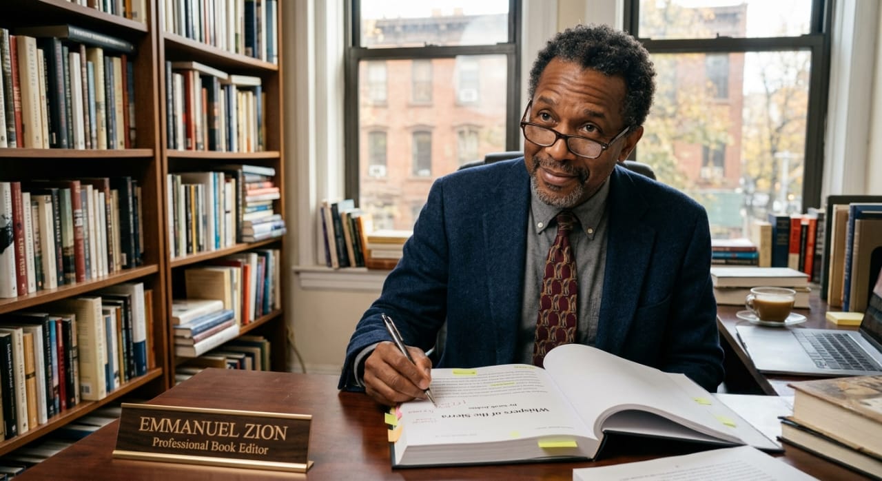 Portrait of editor Emmanuel Zion